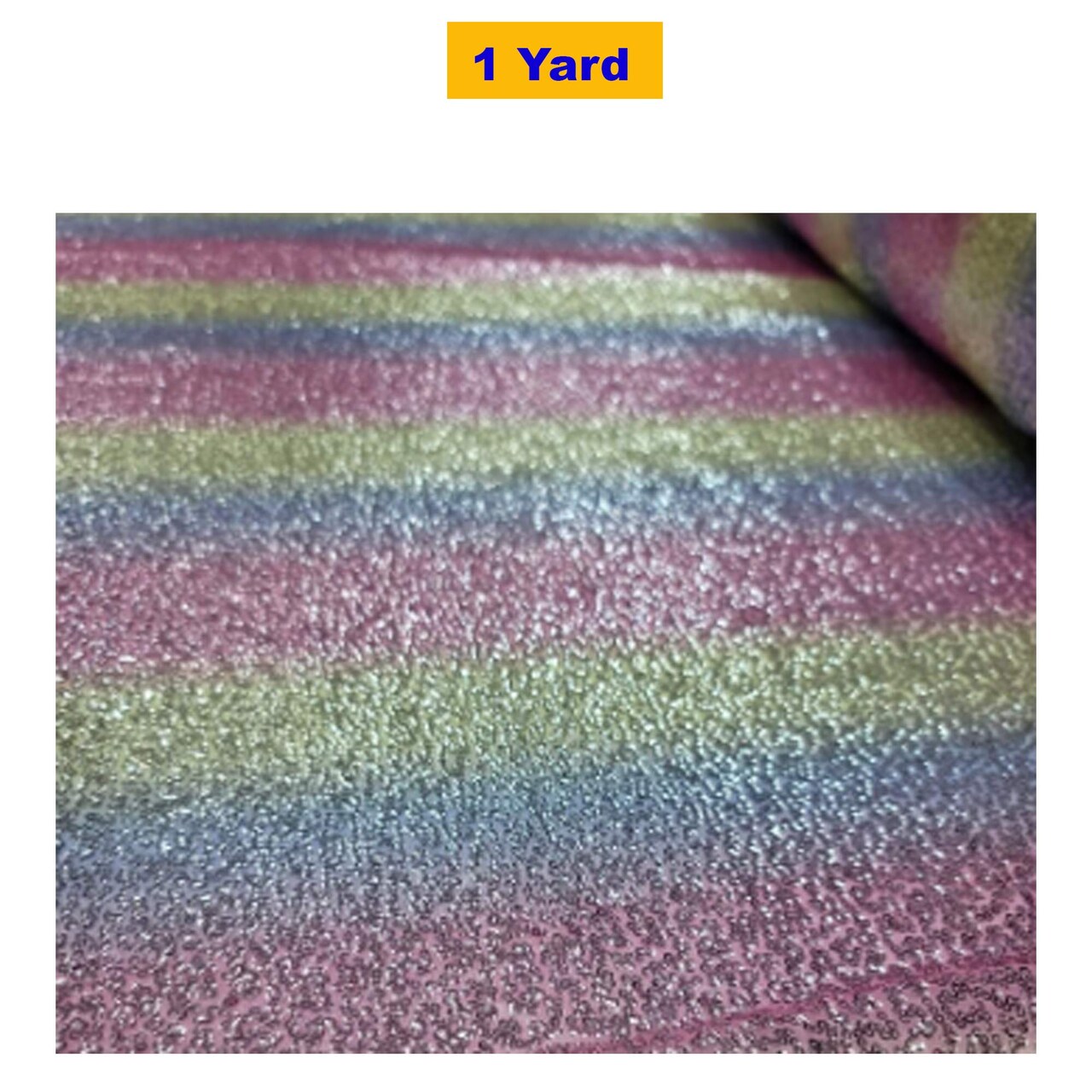 Mini Glitz Sequins Fabric Vibrant Rainbow Perfect for Dresses & Decorations